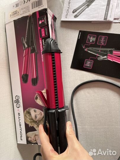 Мультистайлер Rowenta CF4512F0 черный, розовый