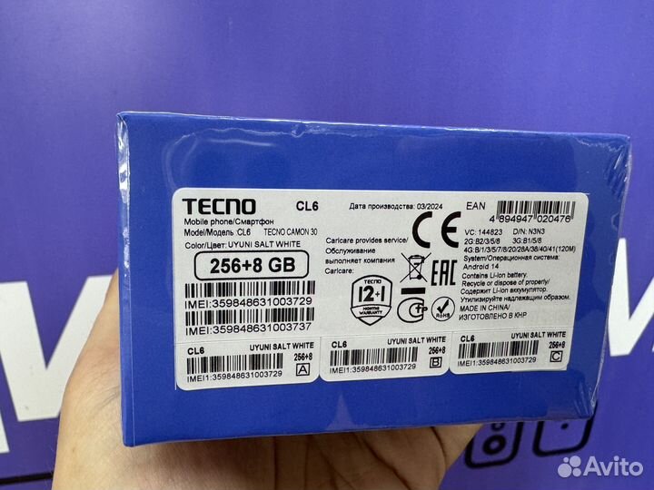 TECNO Camon 30, 8/256 ГБ