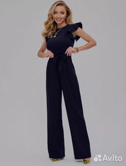 Комбинезон женский с коротким рукавом размер 48