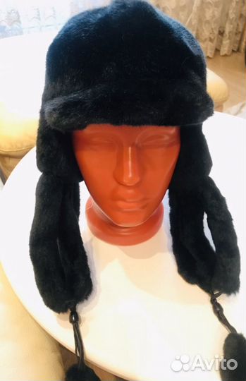 Шапка ушанка женская