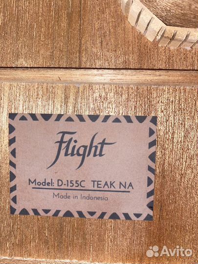 Гитара акустическая шестиструнная Flight D-155C