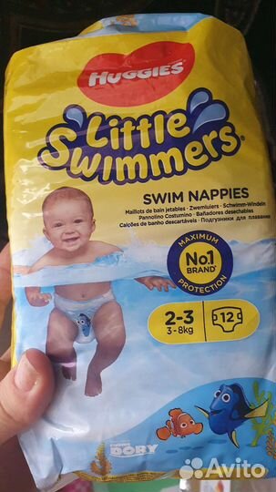 Многоразовые подгузники для плавания Huggies 3-8kg