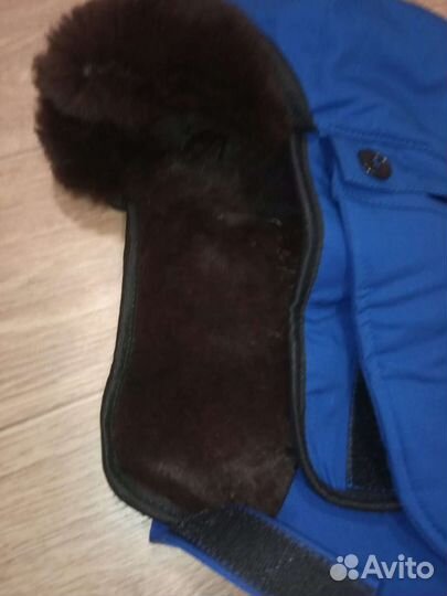 Шапка ушанка меховая мужская