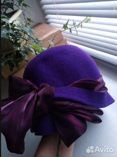 Шляпка женская фетровая