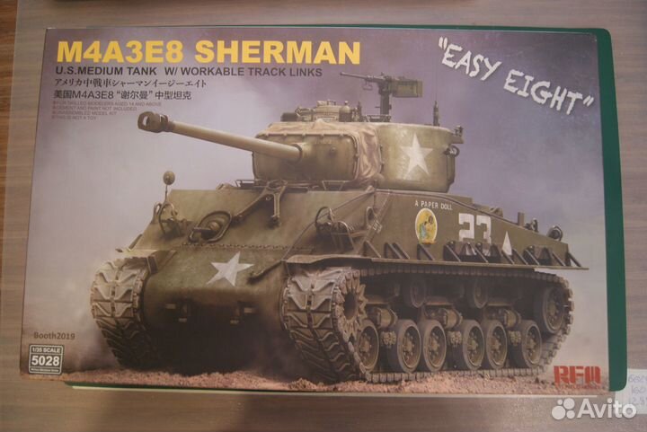 Сборная модель Шерман M4 от Meng и RFM