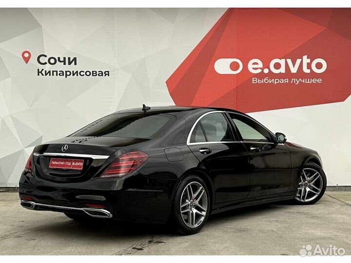 Mercedes-Benz S-класс 3.0 AT, 2019, 60 000 км