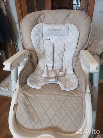 Стульчик для кормления happy baby classic