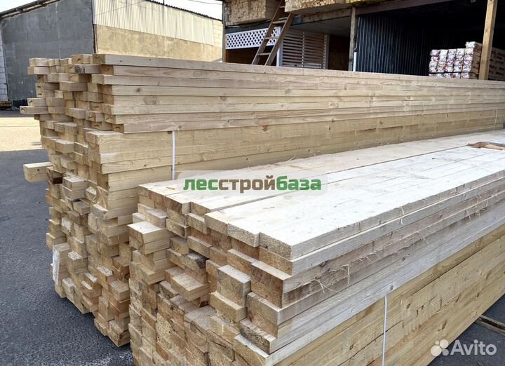 Доска обрезная 50х200х6000