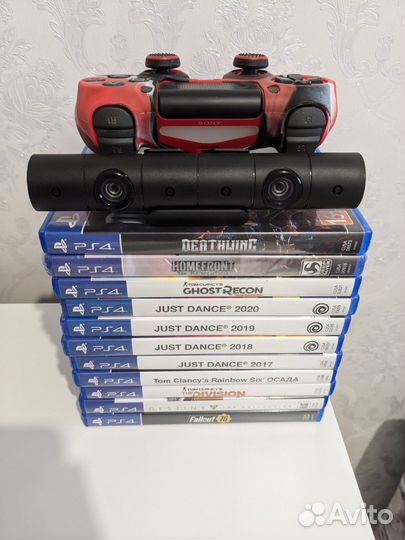 Игры для PS4 + PS Camera + Dualshock 4 v.2