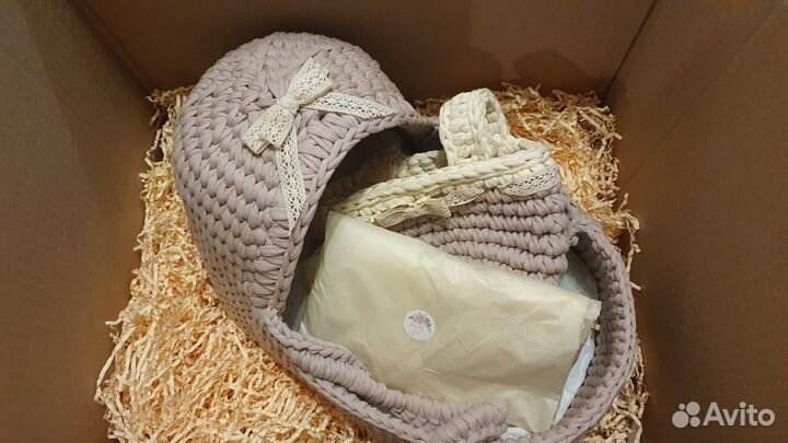 Люлька для куклы с качалкой