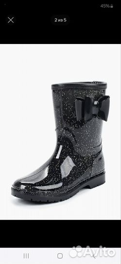 Детские резиновые сапоги