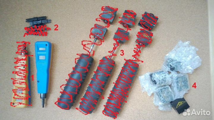 Инструменты для заделки витой пары скс