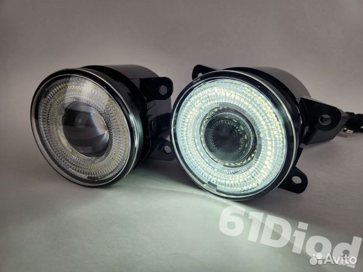 Птф на renault logan 2 с дальним светом