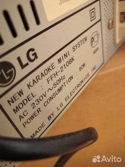 Музыкальный центр караоке LG ffh2108k