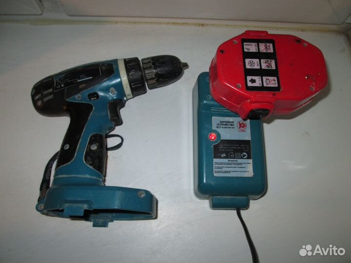 Дрель-шуруповерт Калибр да - 18/2+ с зарядником
