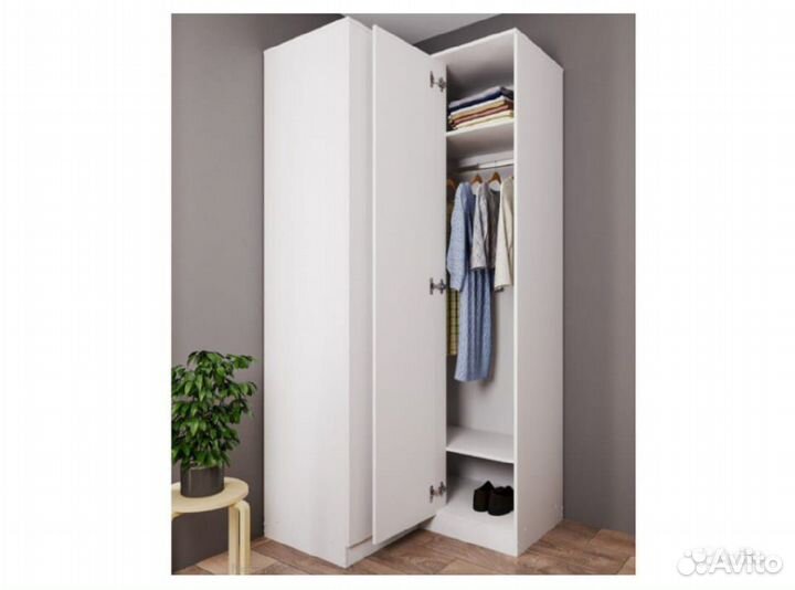 Шкаф угловой Мори мшу 960.1 белый