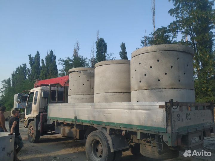 Бетонные, железобетонные кольца и комплектующие