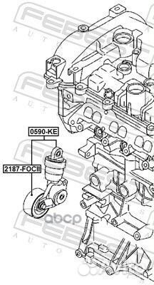 Натяжитель ремня 0590KE Febest