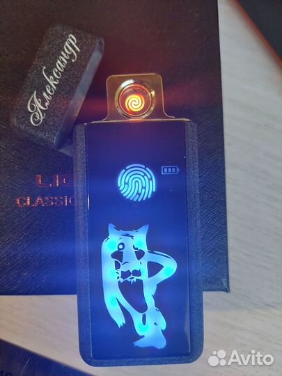 Usb зажигалка с индивидуальной гравировкой