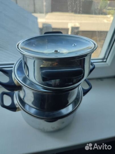 Кастрюли с крышками