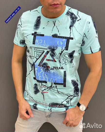 Футболка мужская с принтом