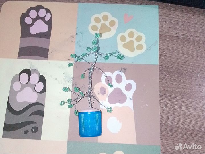 Деревце из бисера