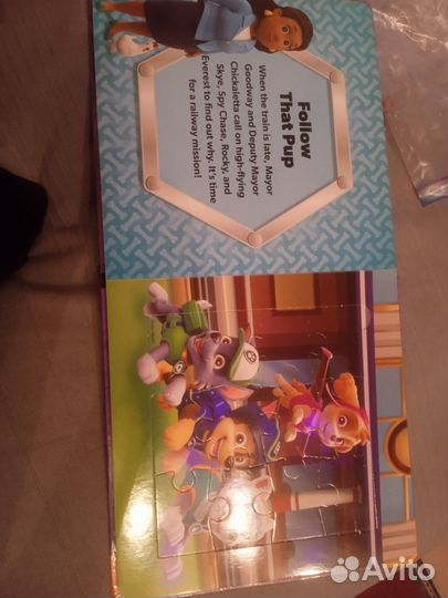 Книга пазл щенячий патруль на английском языке