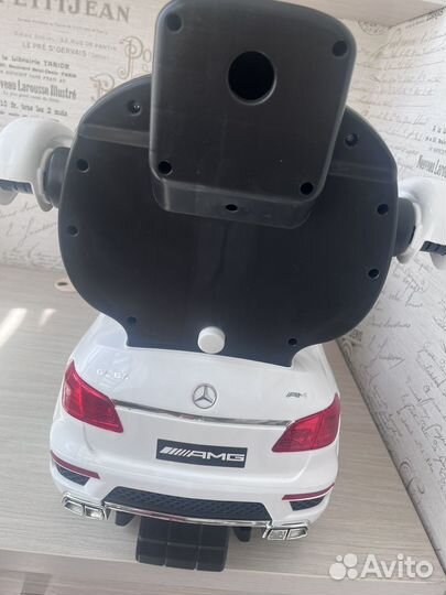 Машинка каталка с ручкой Mercedes GL63