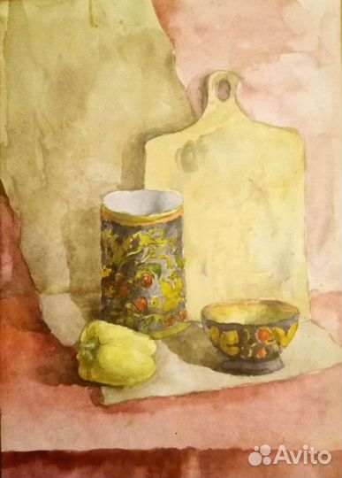 Картины акварель А4