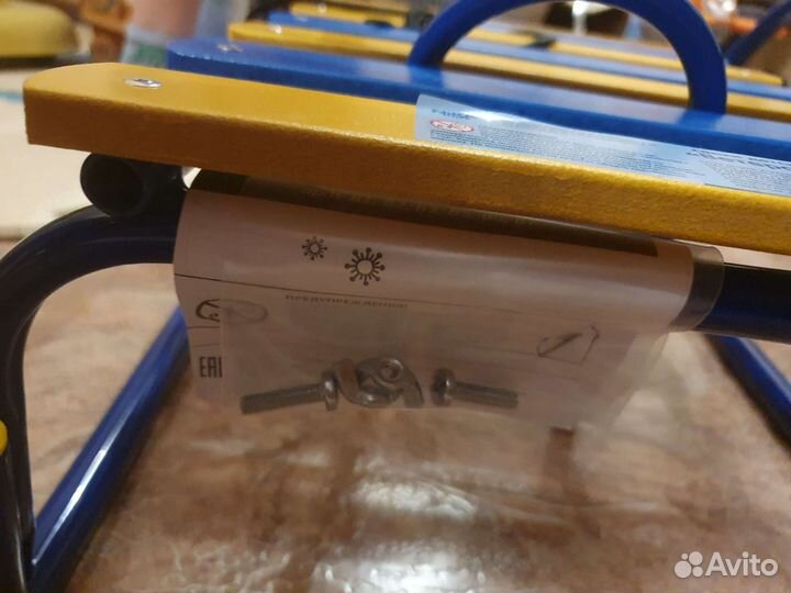 Санки детские с ручкой / Ветерок 2