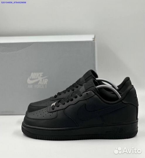 Кроссовки Nike Air Force 1 Low Black (Арт.36860)