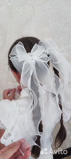 Бантики белые, бантики в школу, бантики в сад