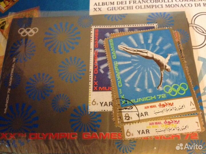 Олимпиада 1972 г. Альбом марок и 6 блоков
