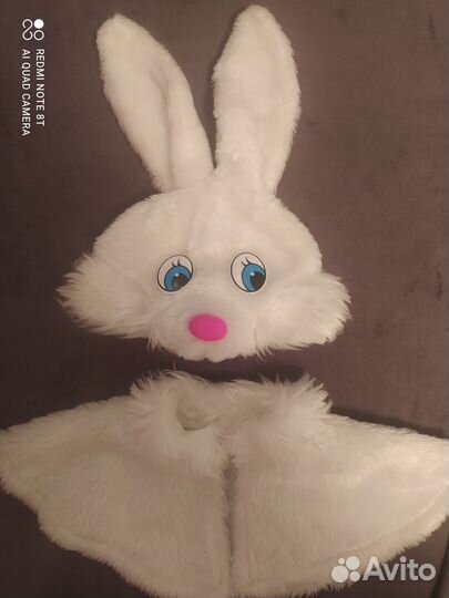 Новогодний костюм зайчика 98