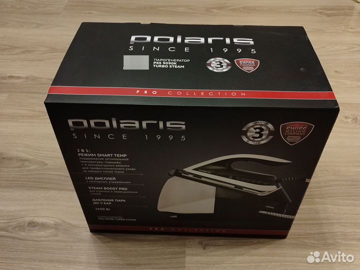 Новый парогенератор Polaris PSS 9090K Turbo Steam