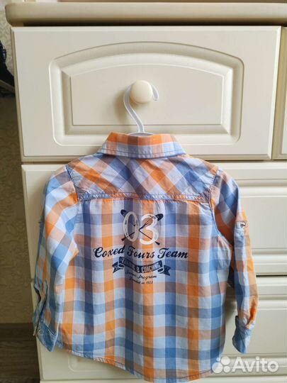 Рубашки на мальчика 74 80