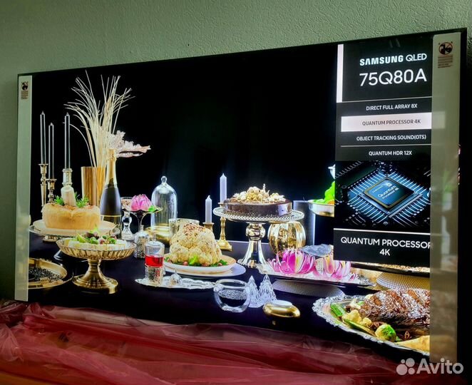 Premium 190см 4K Samsung Qled HDR12x SMART 120Герц