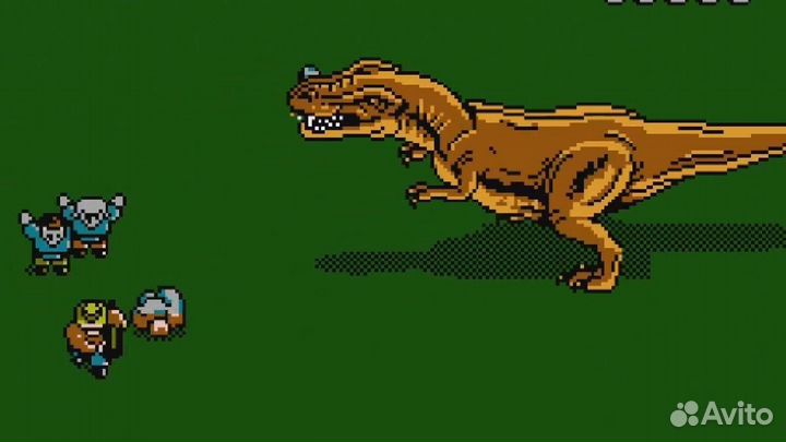8-бит картридж для приставки Dendy: Jurassic Park