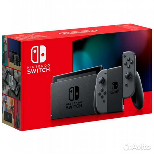 Nintendo Switch v.2 Серый New