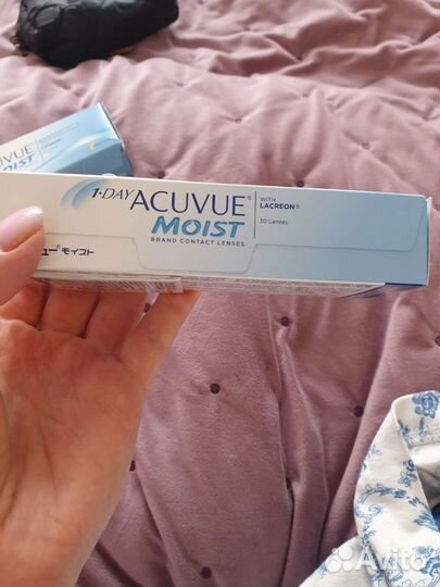 Линзы 1 day acuvue moist -6.5 диоптрий