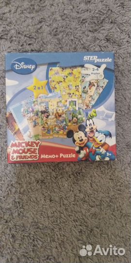 Mickey Mouse and friends Memo+Puzzle Disney