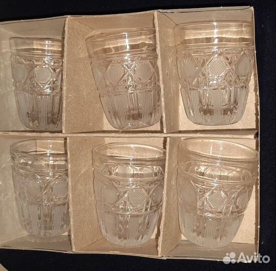 Рюмки стопки хрустальные