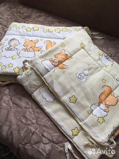 Бортики на кроватку