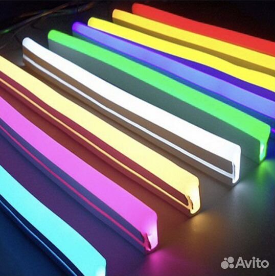 Гибкий неон 12V 6X12мм