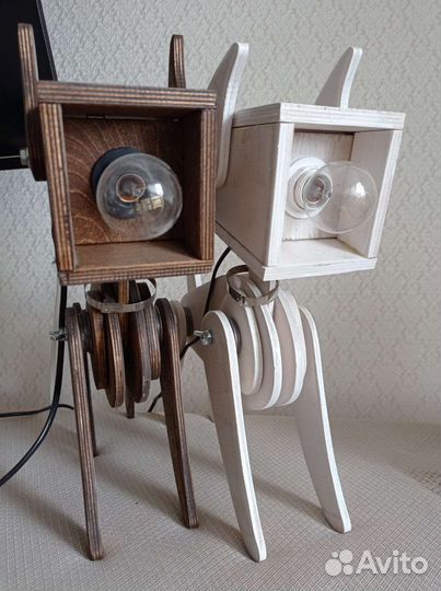 Лампа собачка транформер