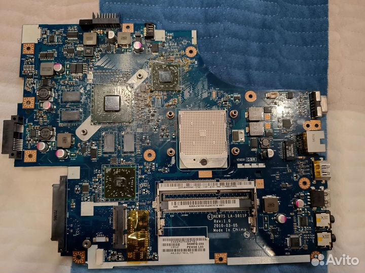 Материнская плата ноутбука Packard Bell PEW 96w