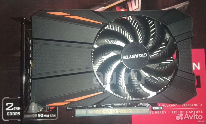 Видеокарта Rx 550 2gb