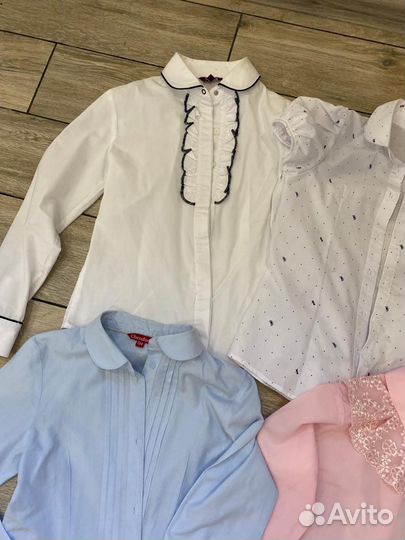 Блузки школьные 128-134