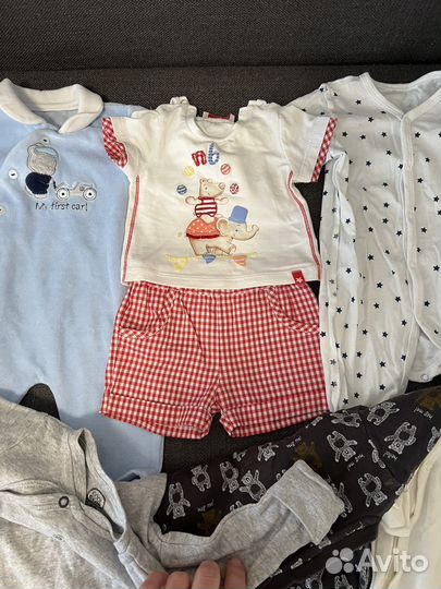 Вещи пакетом на мальчика 0-4 месяцев