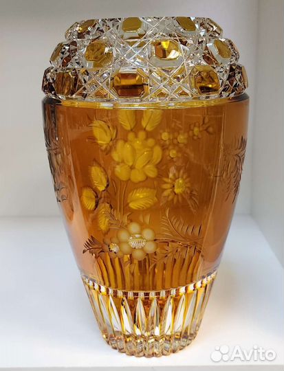 Ваза для цветов медовый Германия Echt Meissner